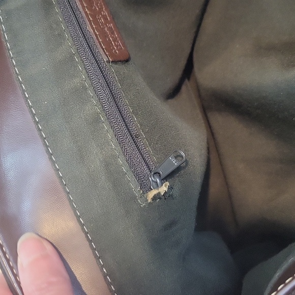 COLDWATER CANYON Black Leather Tote Bag - Picture 11 of 16